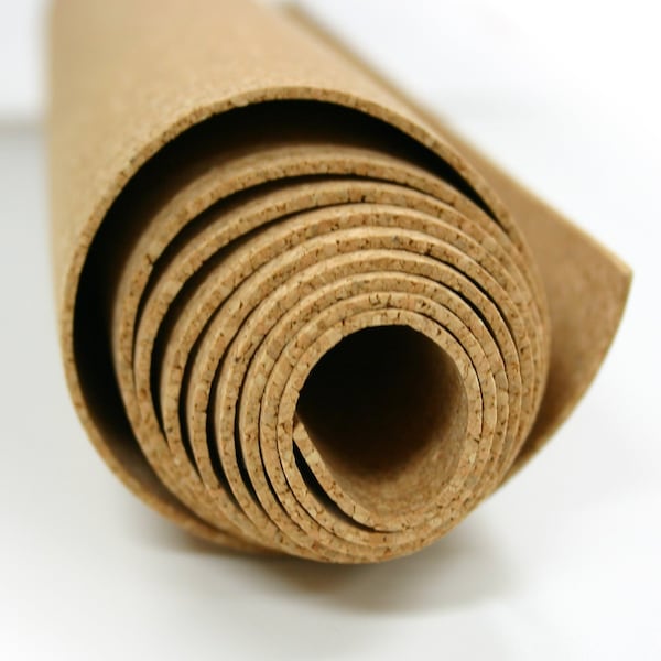 Cork Roll, 1/4 in , 4 ft H x 2 ft W, Natural